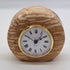 Small Hand Turned Mantle Clock made from Silver Birch Wood