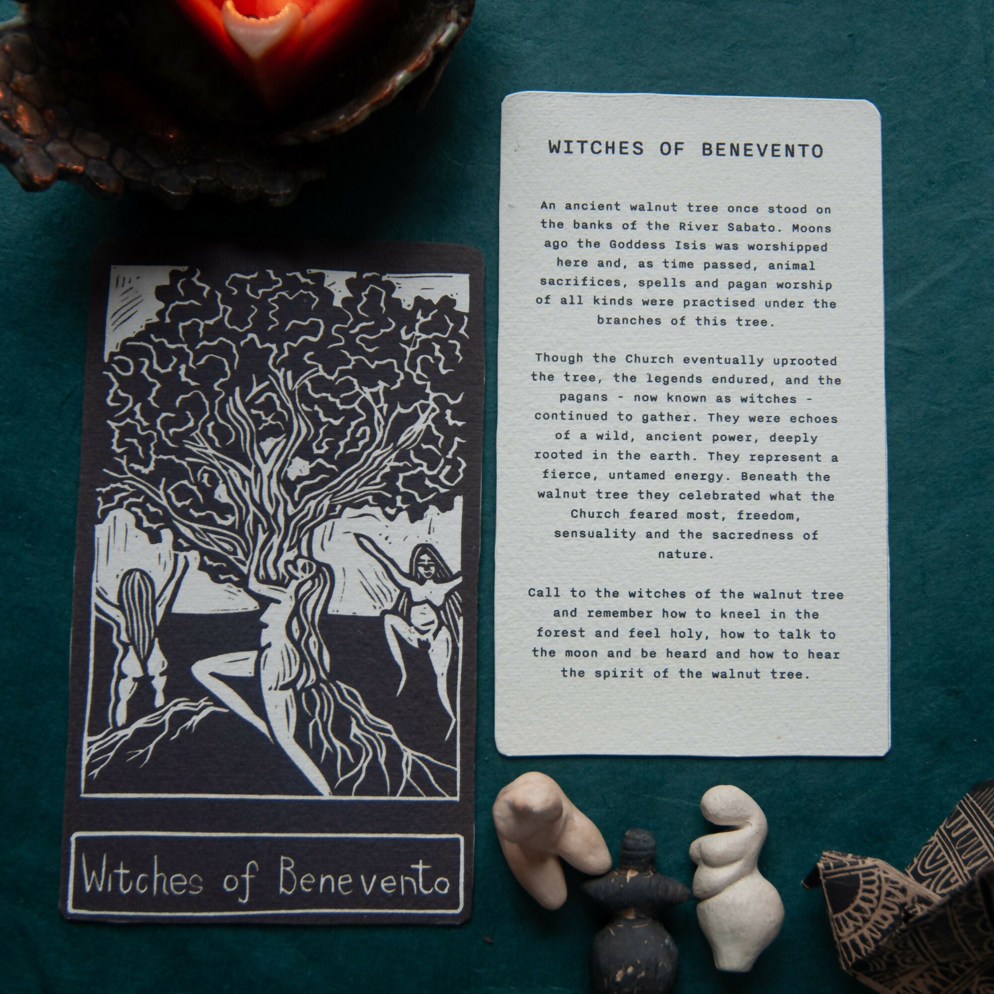 THE WITCHES OF BENEVENTO GODDESS ALTAR CARD