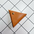 Fold Edge Triangle Leather Coin Case