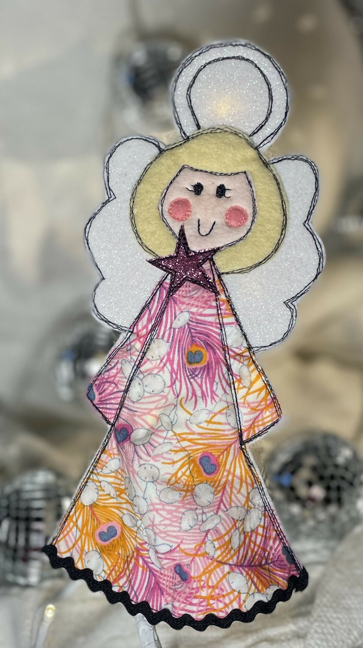 Festive Angel Tree Topper