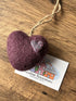 Felt Heart Hanging Decoration