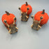 3D Printed LARGE: Articulated Sensory Fidget Animal friend Halloween Snails Pumpkin & Skull back