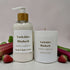 Yorkshire Rhubarb Gift Set - Rhubarb and Wild Berries Candle and Hand and Body Lotion