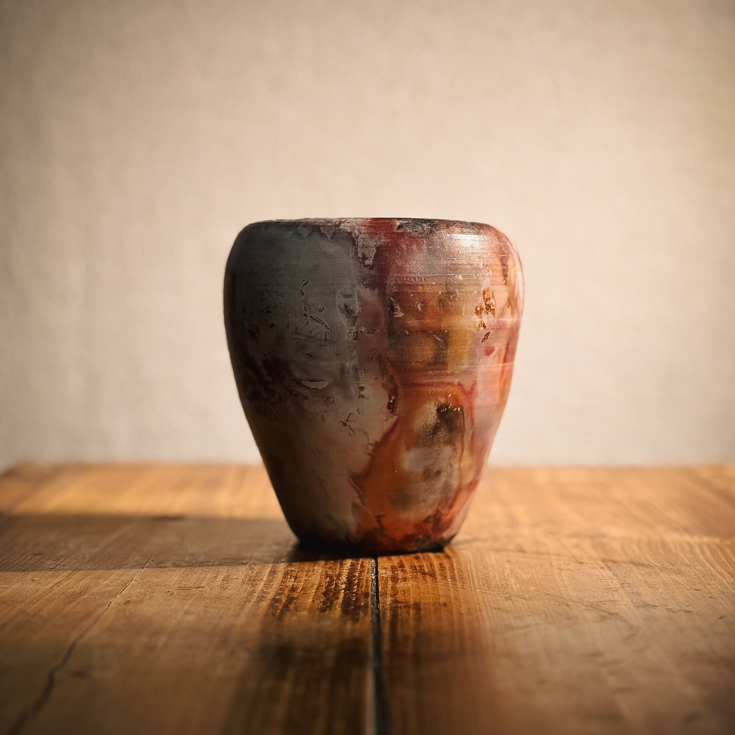 Handmade Large Cone Pit fired Vessel