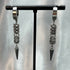 Long Spiked Chainmail Earrings