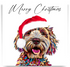 COCKAPOO DOG CHRISTMAS GREETINGS CARD