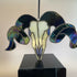 Stained Glass Sheep Skull