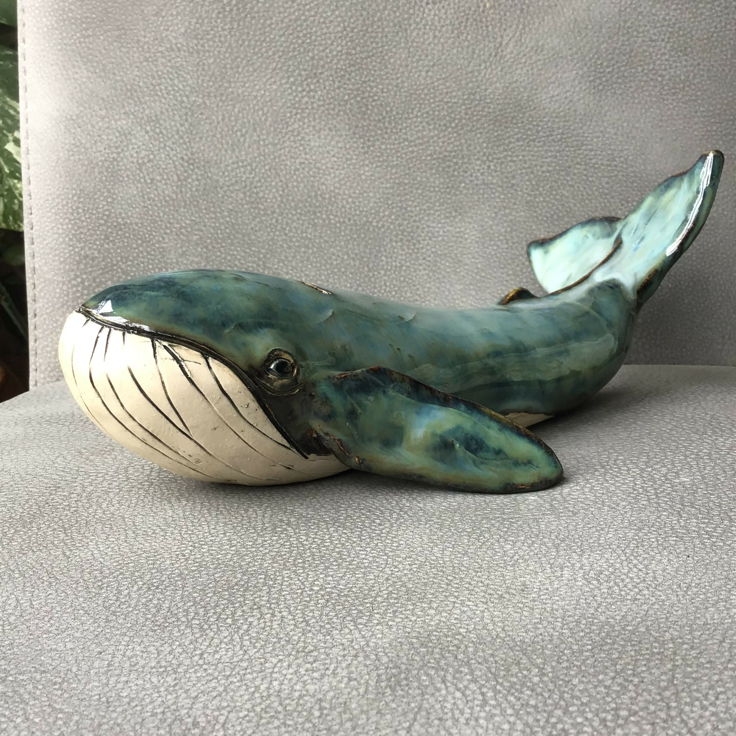 Medium Ceramic Whale