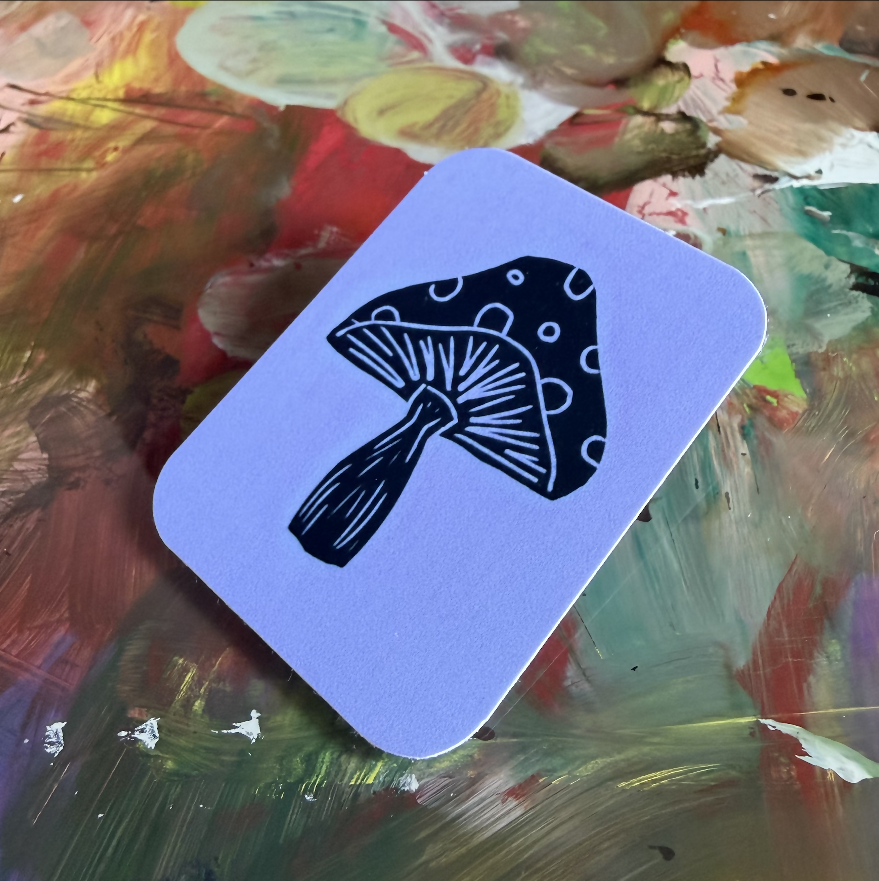Sticker - Purple Mushroom