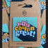 "You're chuffin great" Small Vinyl Fridge Magnet