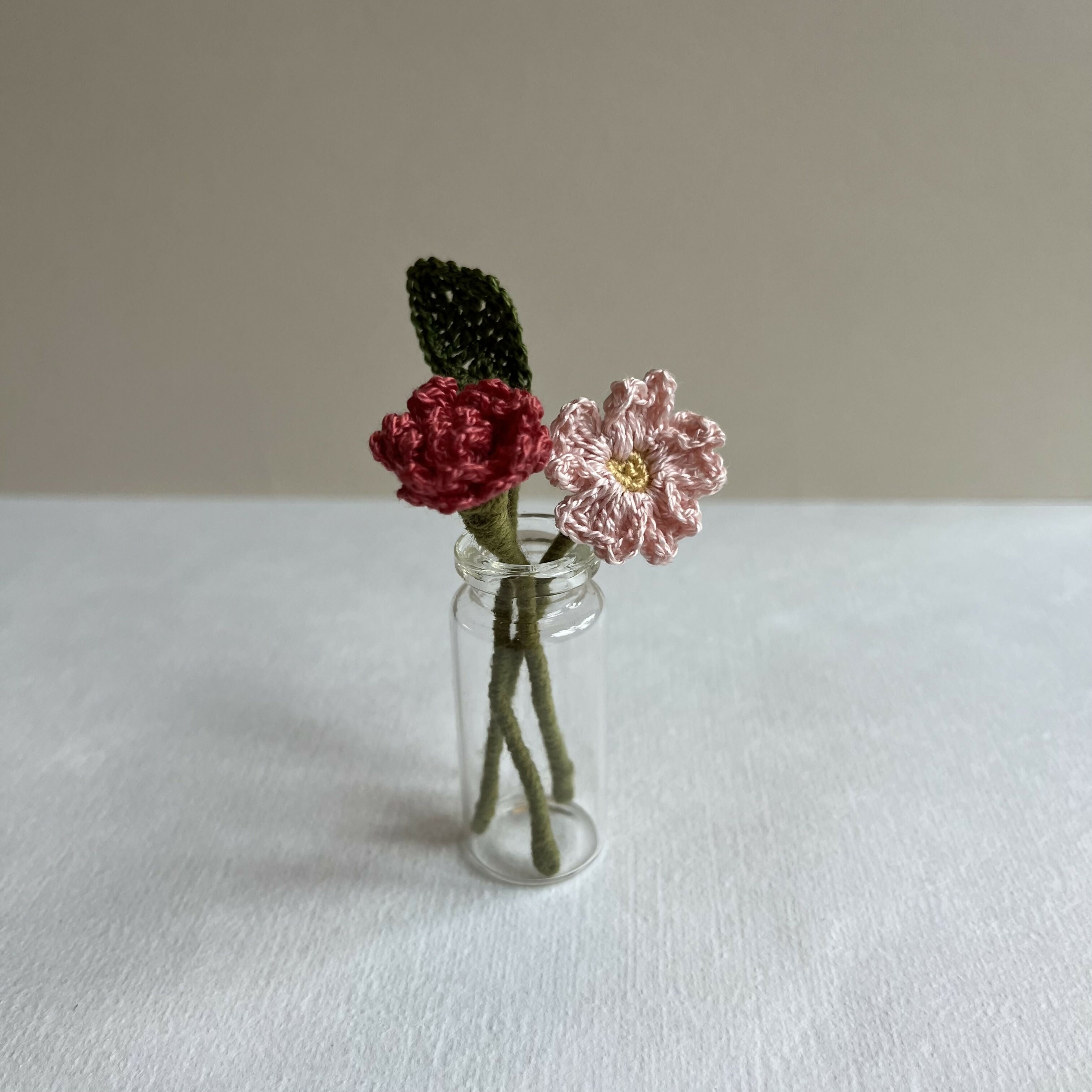 Micro Crochet Flower Vase