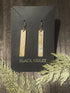 Brass Patina Drop Earrings