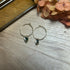 Lovely Gold Plated Green Heart Hoops