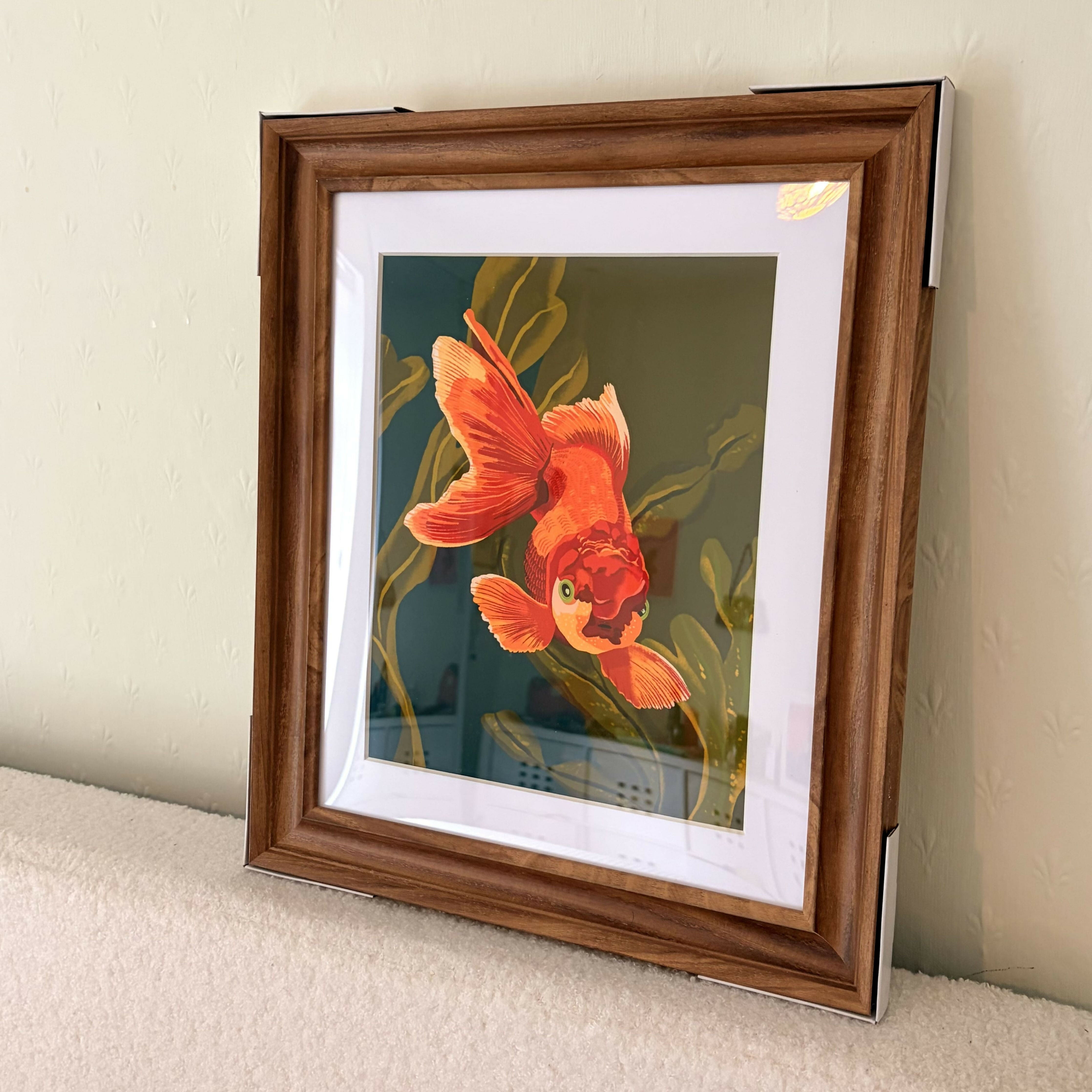 Framed Goldfish Art