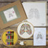 Botanical Lungs Embroidery Kit