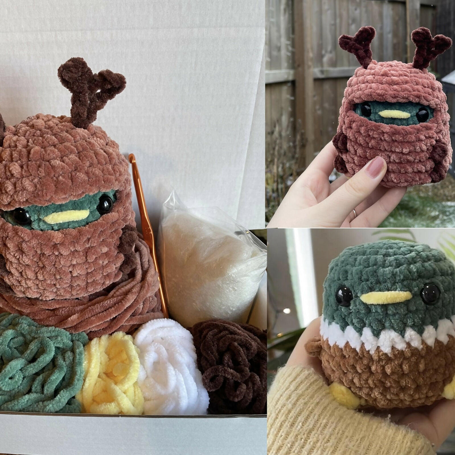 Reindeer Duck Crochet Kit | MAKE YOUR OWN