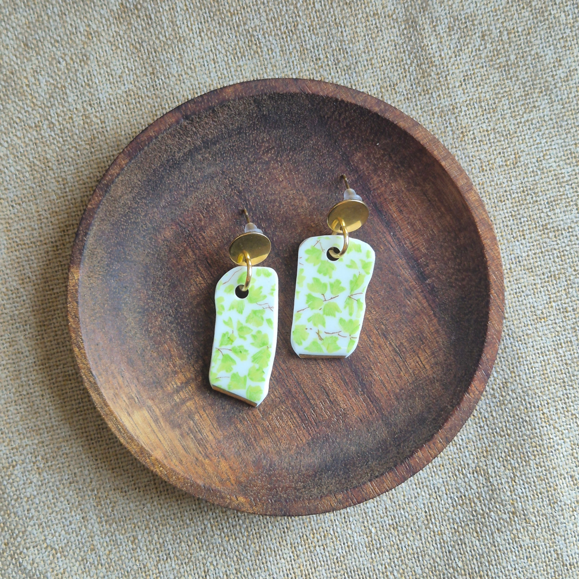 Recycled Ceramic Earring