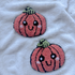 Cute Pumpkin Punch Needle Mug Rug
