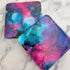 Hand Painted Coasters, Alcohol Ink Art