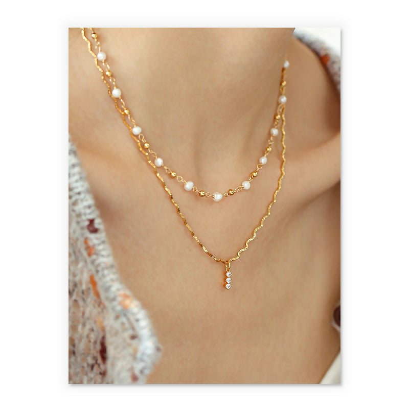 Zircon Charm Necklace | Sparkling Elegance | Art & Soul