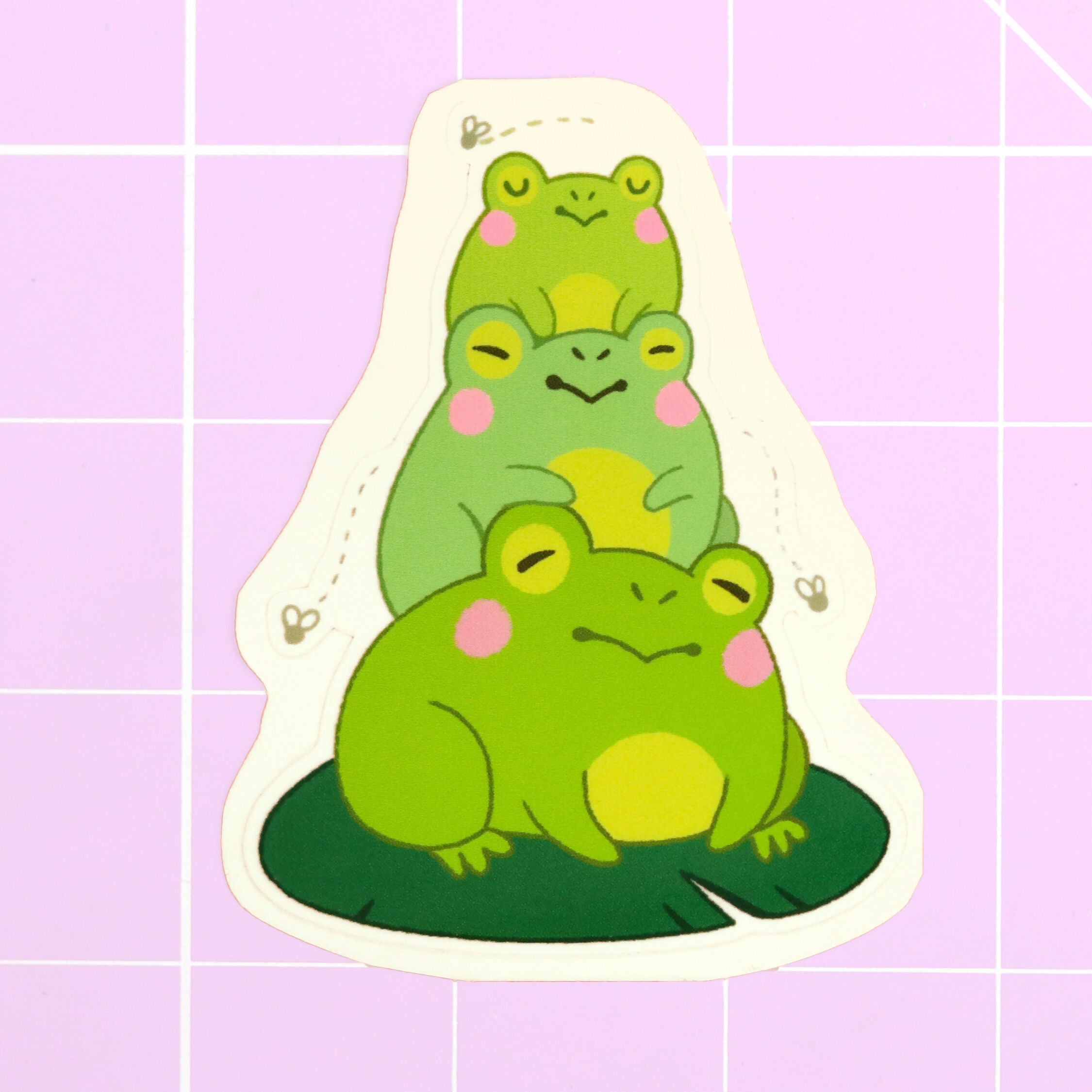 Stack of Frogs - Sticker