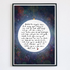Disco Ball Poem Print