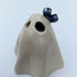 Handmade Ceramic Ghost Ornament With A Blue Butterfly