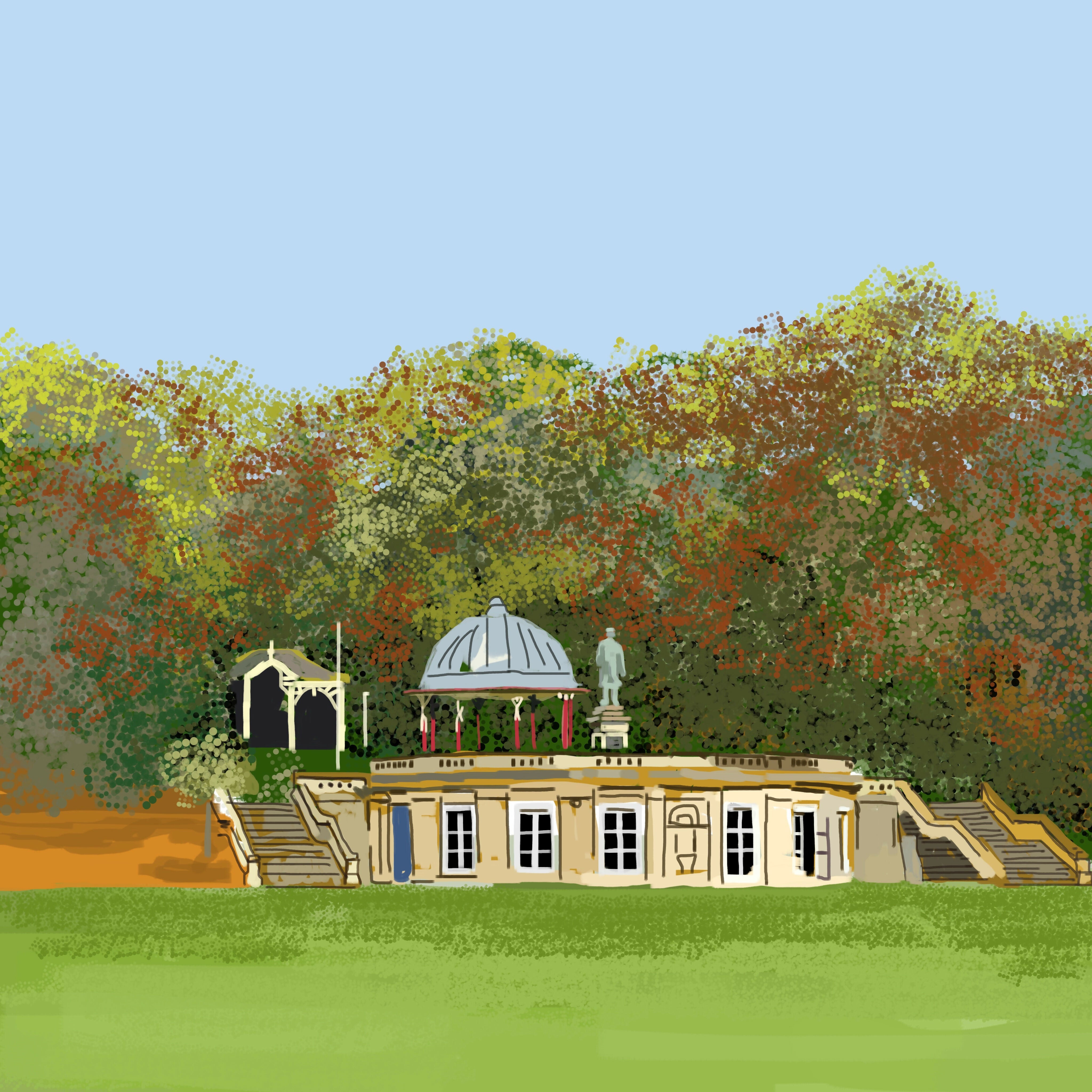 Robert’s Park - Saltaire Greetings Card