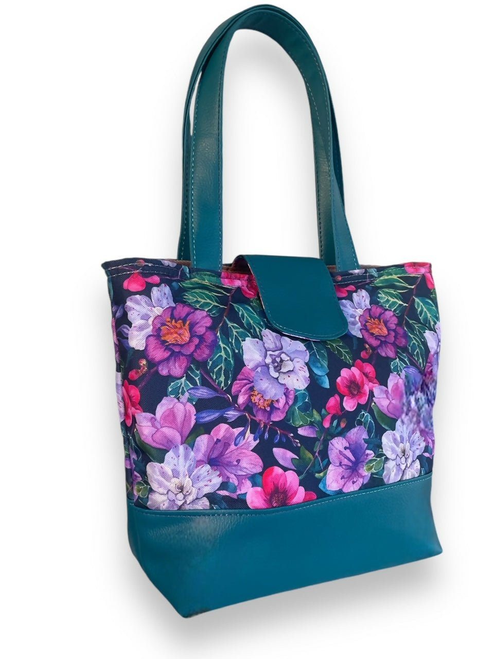 Tote purple flower2