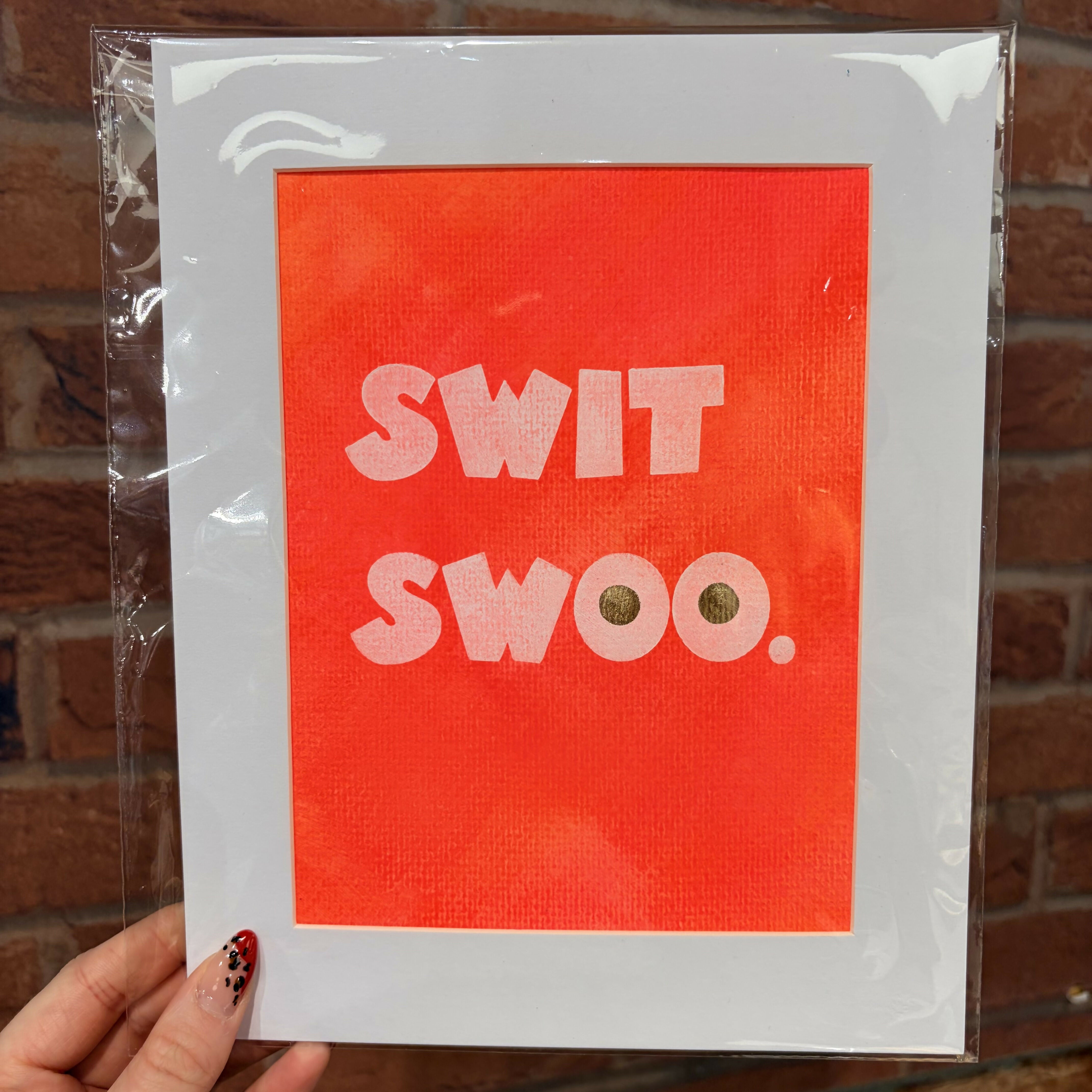 Swit Swoo - A4 Mounted Print