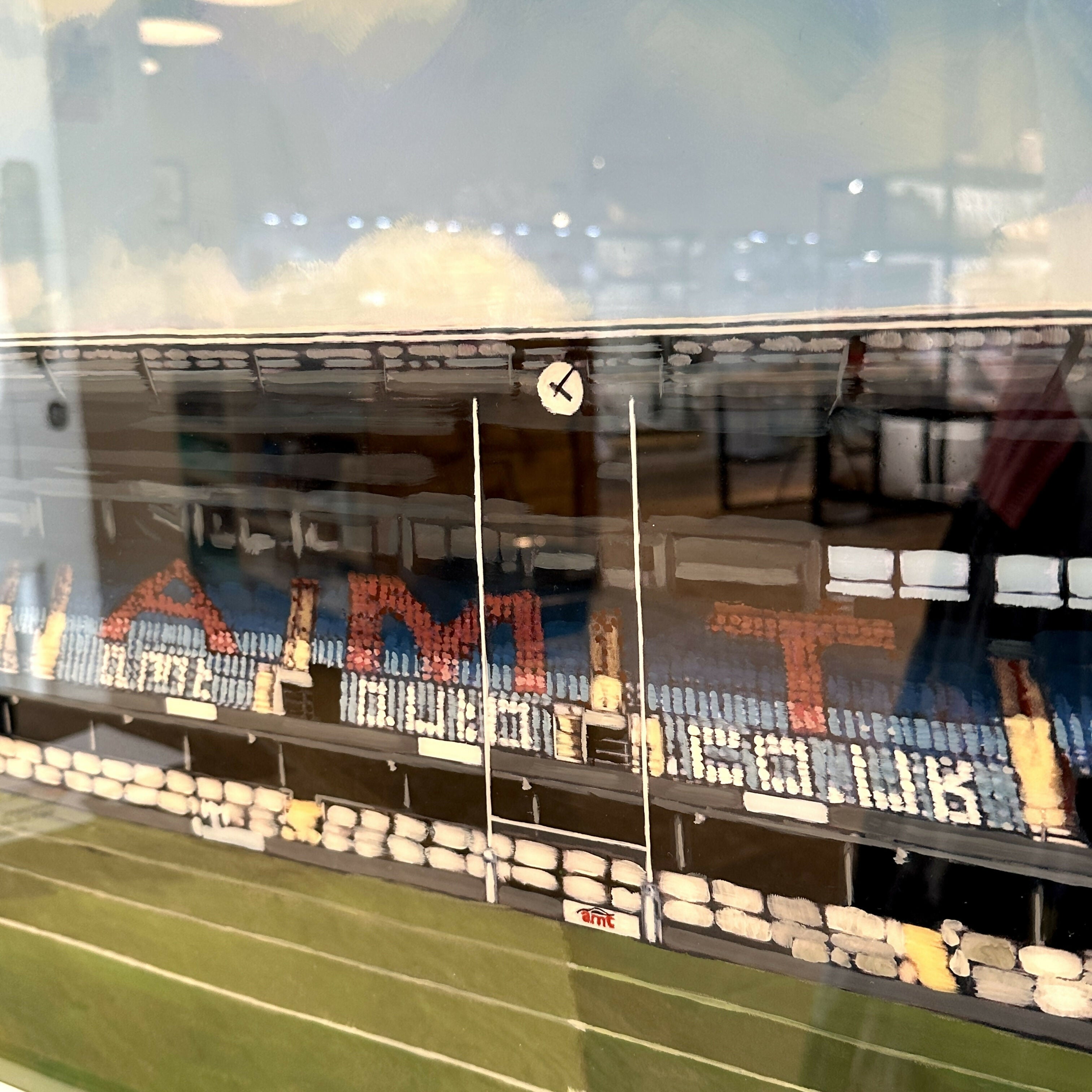 AMT Headingley Stadium Original Resin Framed Painting