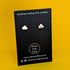 ‘Silver Lining’ Sterling Silver Tiny Cloud Stud Earring