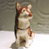 Ceramic husky dog sculpture