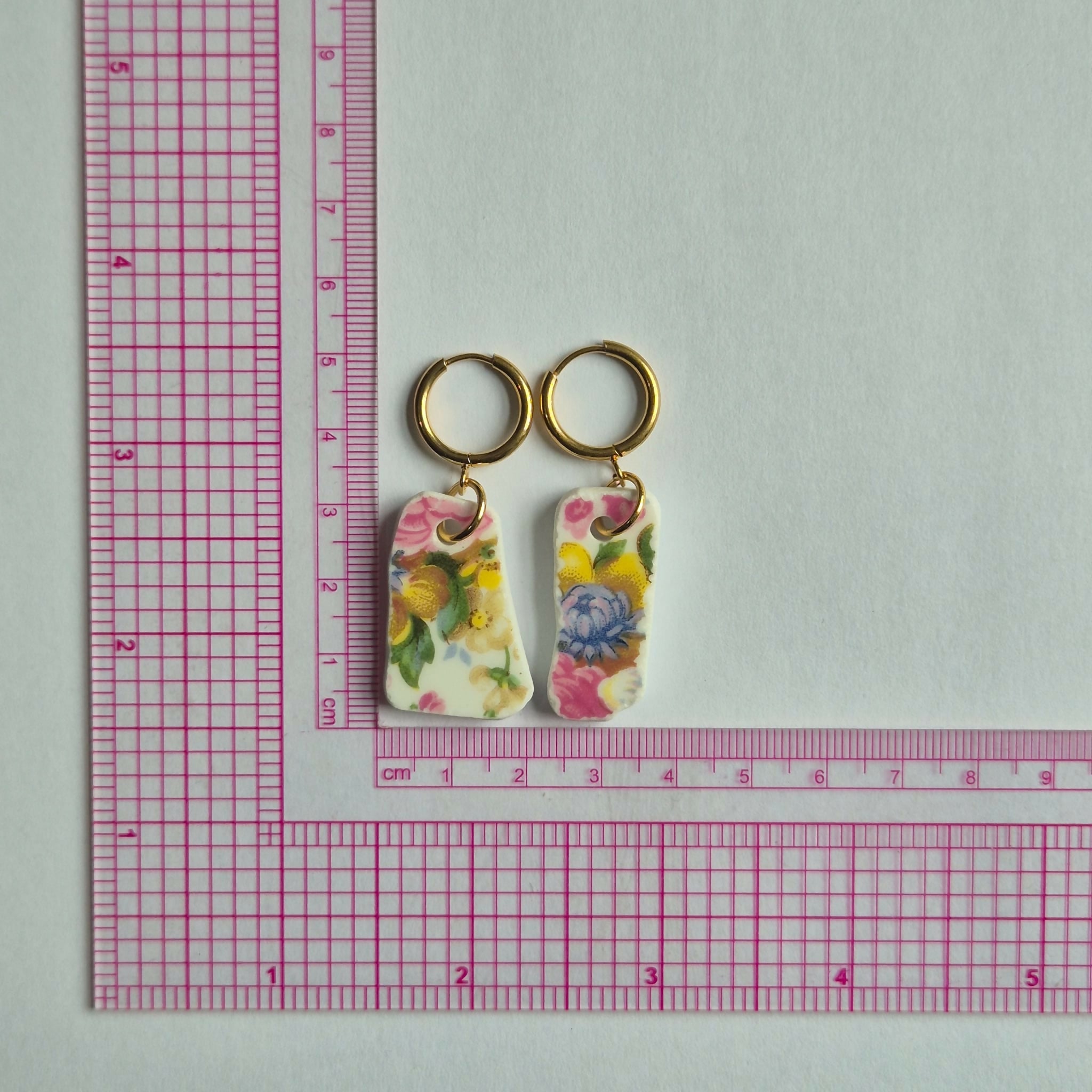 Recycled Ceramic Earring
