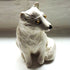Ceramic Arctic fox sculpture