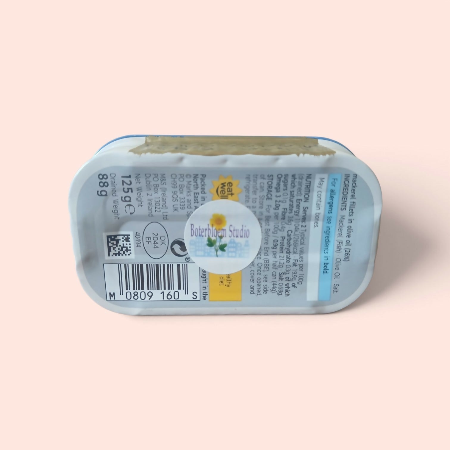 Orange Cat Gallery Diorama Tin