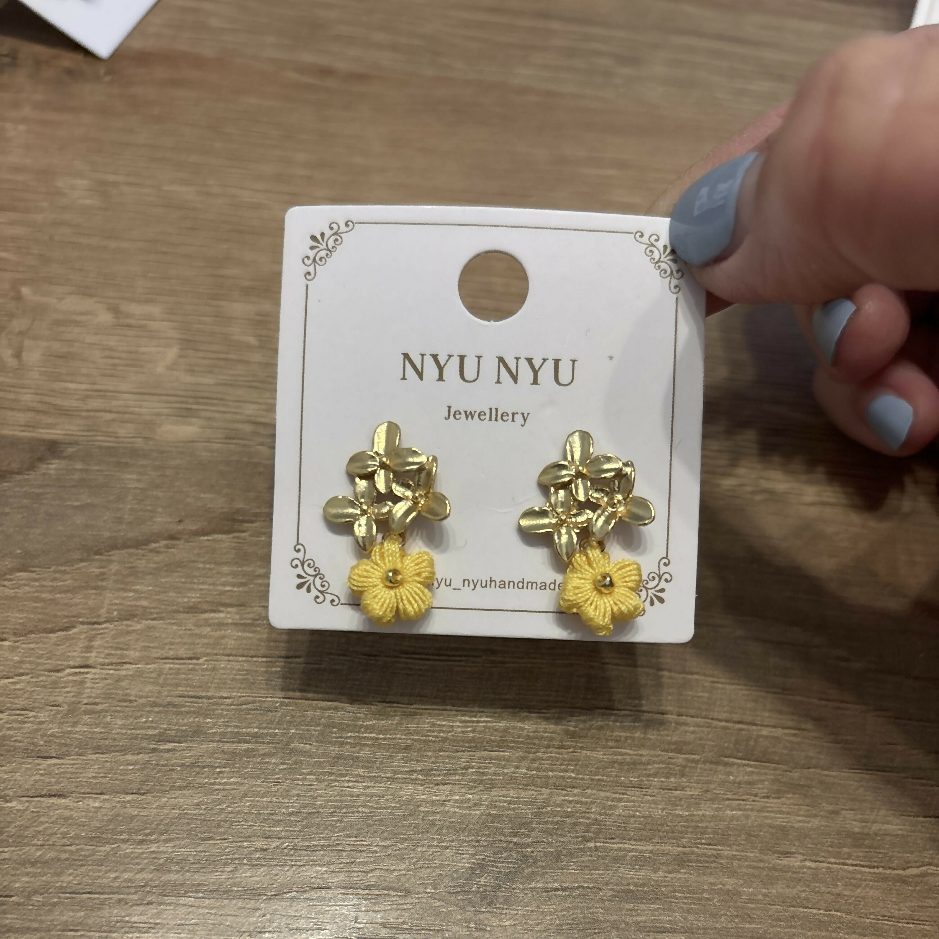 Micro Crochet Flower Earrings