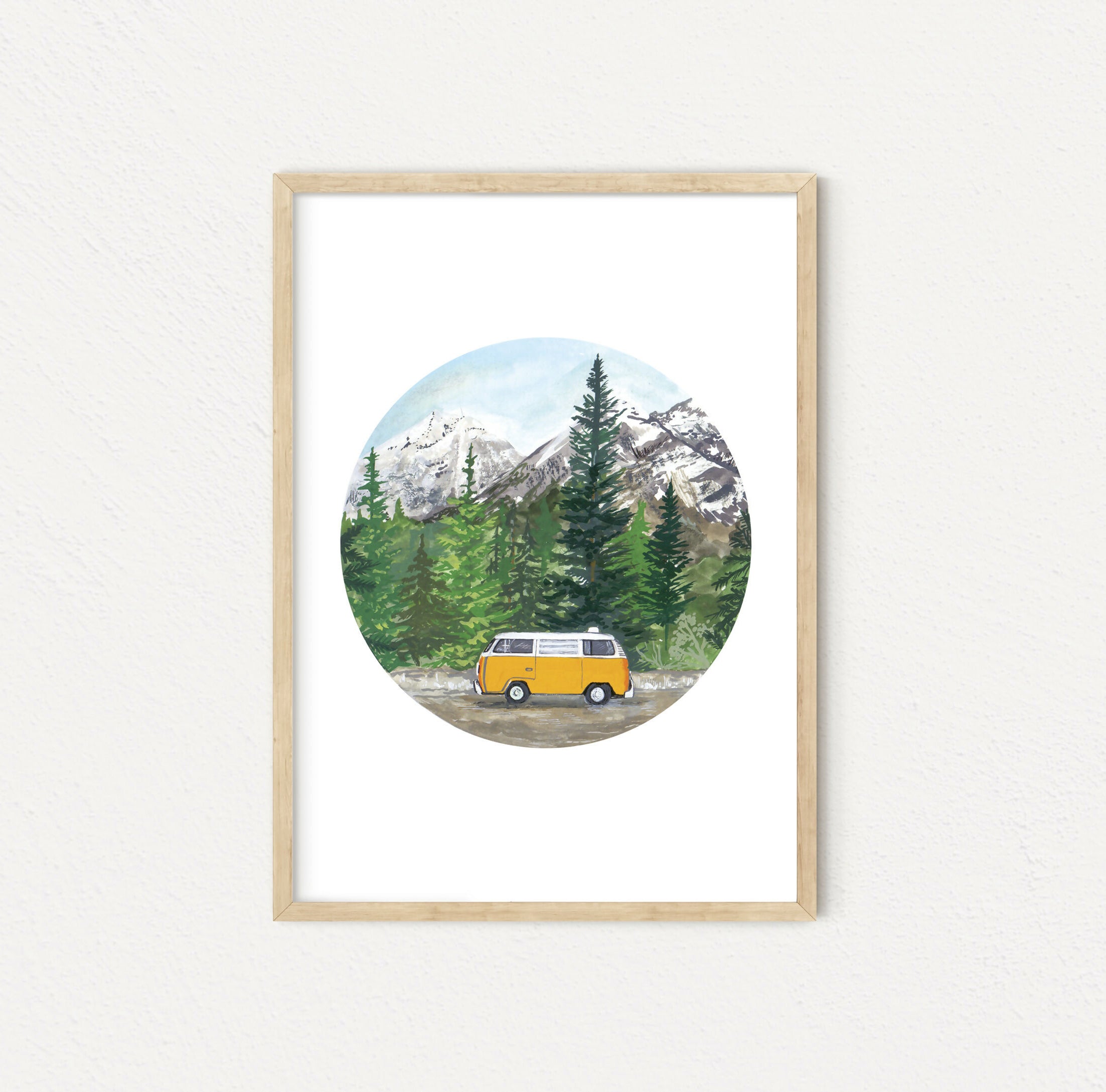 Camper Van Art Print