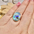 ABALONE OVAL RING SIZE O