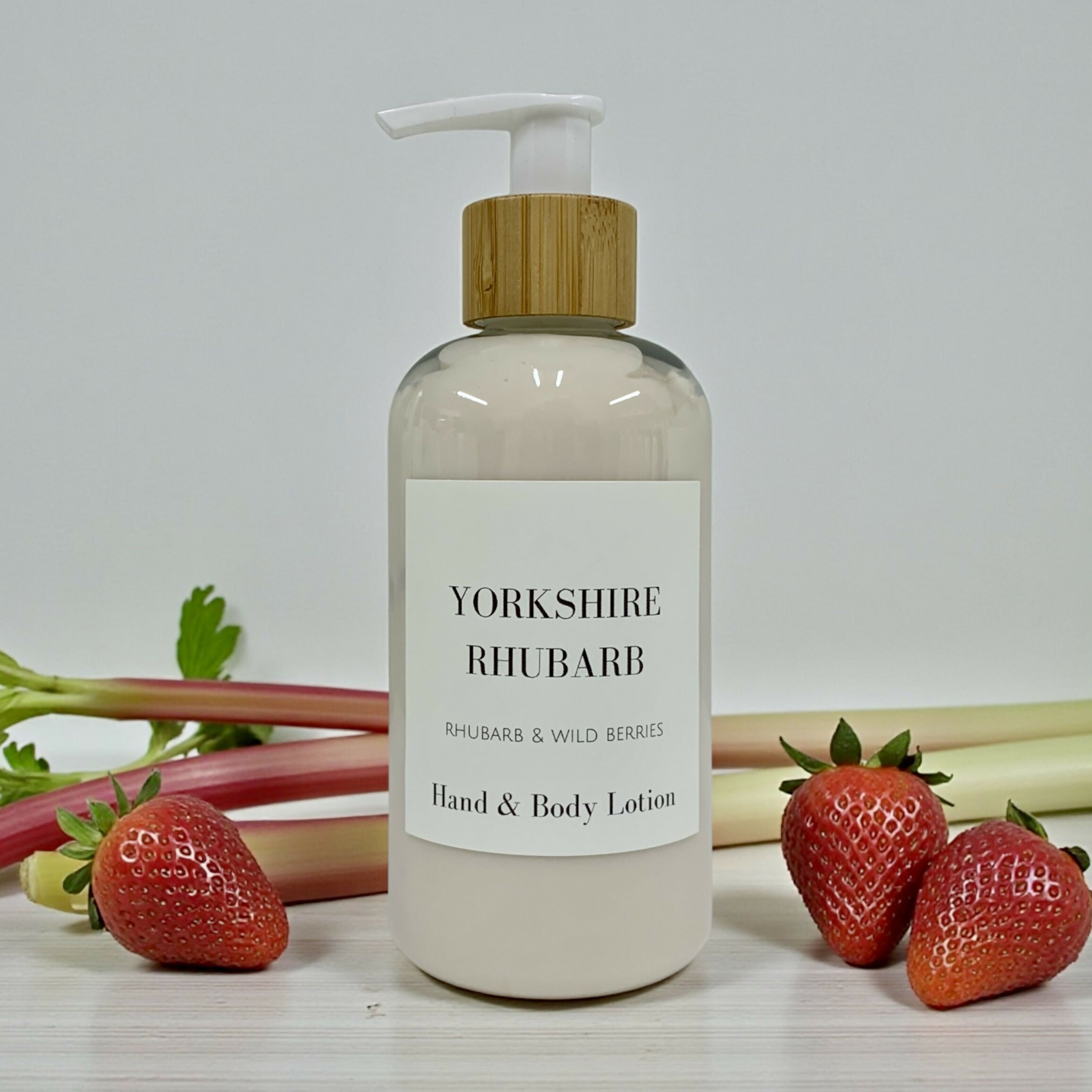 Yorkshire Rhubarb Hand Lotion - Rhubarb and Wild Berries
