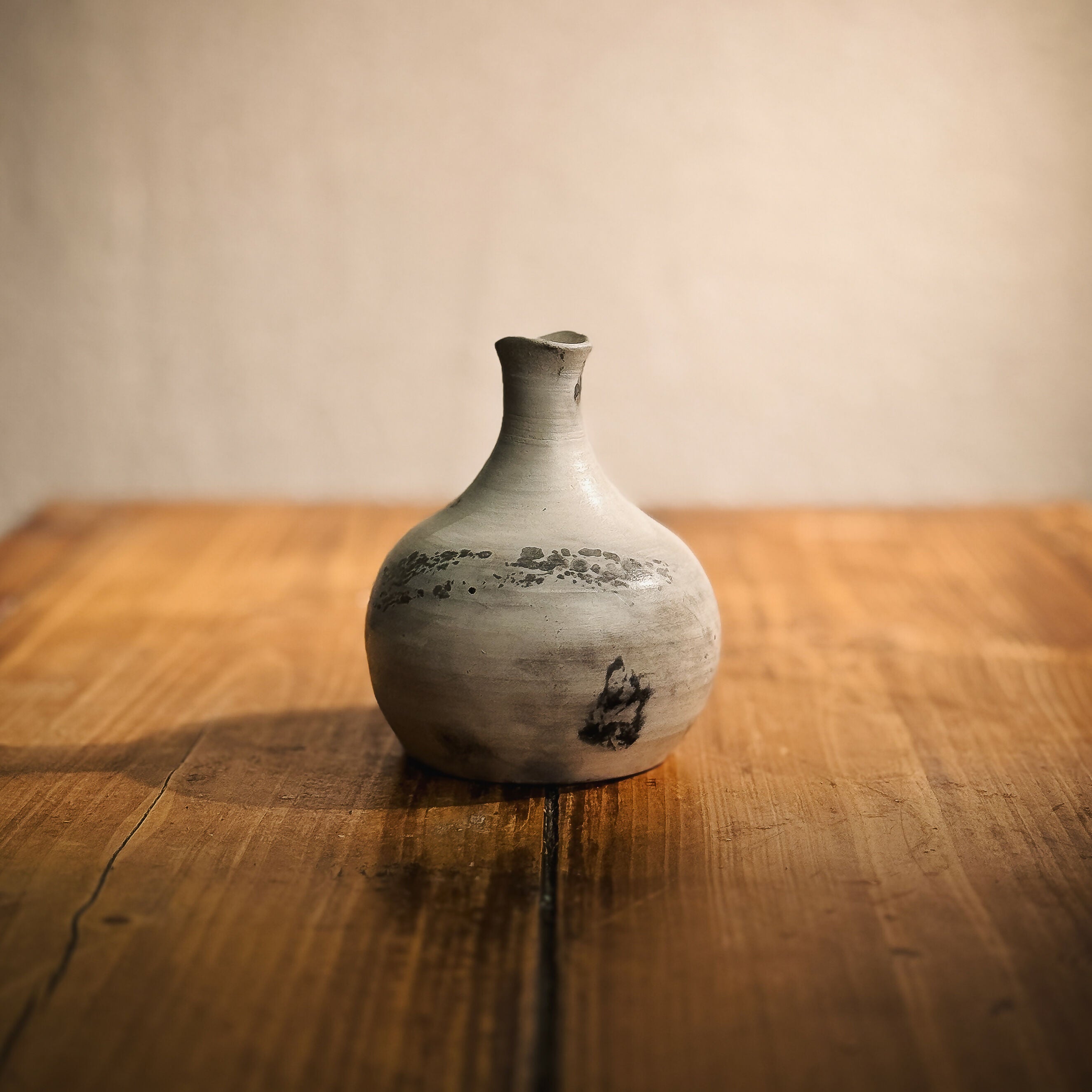 Handmade Long Neck Pit fired Vessel