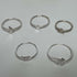 Sterling silver stacking rings