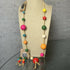 Rainbow Bead Necklace & Earrings Set