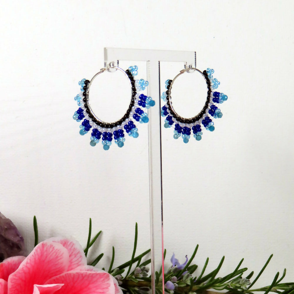 Aegean Dreams - Avli Collection - Creole Hoop style Earrings