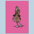Barbie Girl Fashion Figure Illustration Print A3