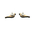 Blackbirds Necklace and Stud Earrings Set