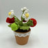 Crochet Strawberry Plant in Pot