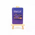Wooden Pin Badge - Wizard Cat