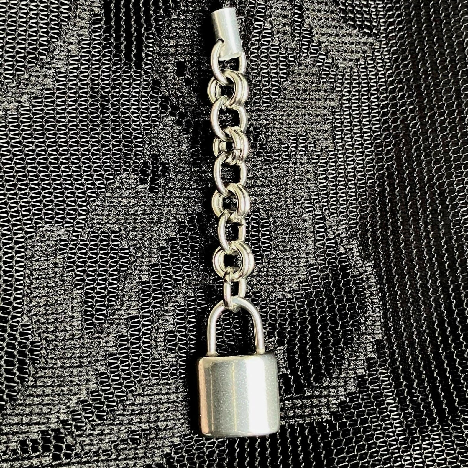 CHAINMAIL PHONE CHARMS - STAINLESS STEEL