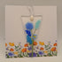 Fused Glass Flower Card